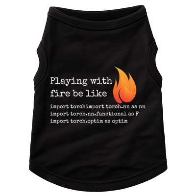 Gift For Deep Learning With Pytorch And Python Programmers Funny Gift Doggie Tank