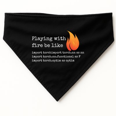 Gift For Deep Learning With Pytorch And Python Programmers Funny Gift USA-Made Doggie Bandana