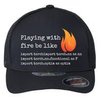 Gift For Deep Learning With Pytorch And Python Programmers Funny Gift Flexfit Unipanel Trucker Cap