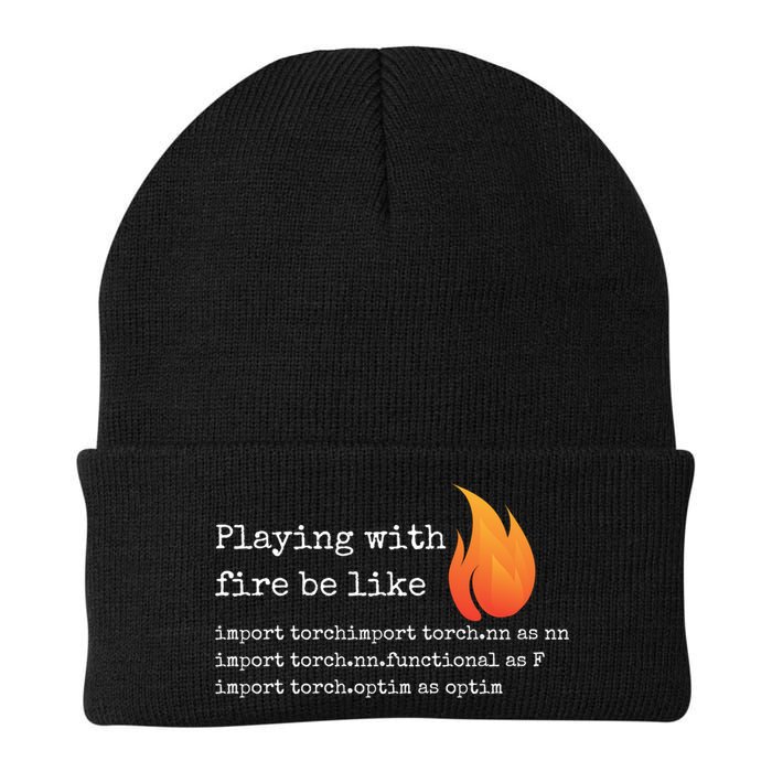 Gift For Deep Learning With Pytorch And Python Programmers Funny Gift Beanie