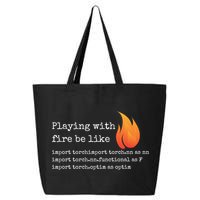 Gift For Deep Learning With Pytorch And Python Programmers Funny Gift 25L Jumbo Tote