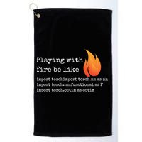 Gift For Deep Learning With Pytorch And Python Programmers Funny Gift Golf Towel
