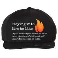 Gift For Deep Learning With Pytorch And Python Programmers Funny Gift Wool Snapback Cap
