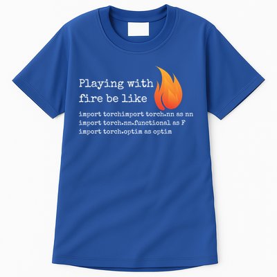 Gift For Deep Learning With Pytorch And Python Programmers Funny Gift Tall T-Shirt