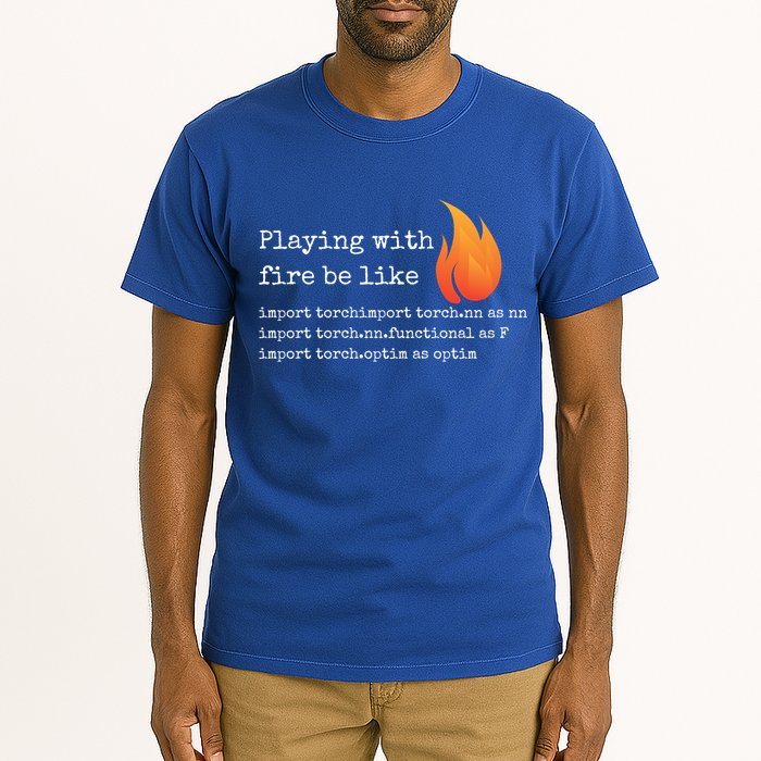 Gift For Deep Learning With Pytorch And Python Programmers Funny Gift Tall T-Shirt