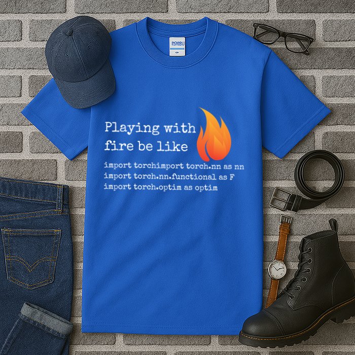 Gift For Deep Learning With Pytorch And Python Programmers Funny Gift Tall T-Shirt
