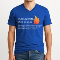 Gift For Deep Learning With Pytorch And Python Programmers Funny Gift V-Neck T-Shirt