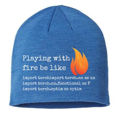 Gift For Deep Learning With Pytorch And Python Programmers Funny Gift Sustainable Beanie