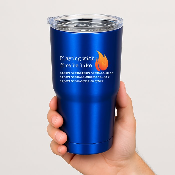 Gift For Deep Learning With Pytorch And Python Programmers Funny Gift Tumbler