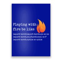 Gift For Deep Learning With Pytorch And Python Programmers Funny Gift Poster