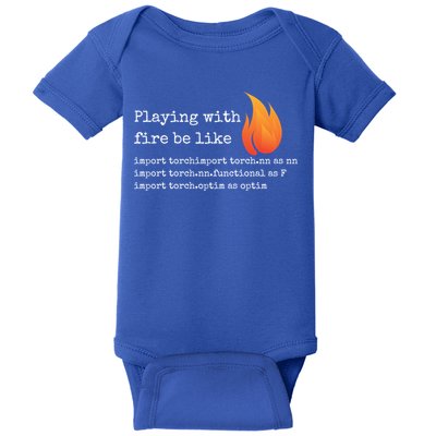Gift For Deep Learning With Pytorch And Python Programmers Funny Gift Baby Bodysuit