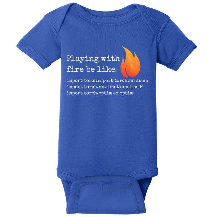 Gift For Deep Learning With Pytorch And Python Programmers Funny Gift Baby Bodysuit
