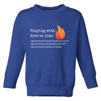 Gift For Deep Learning With Pytorch And Python Programmers Funny Gift Toddler Sweatshirt