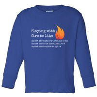 Gift For Deep Learning With Pytorch And Python Programmers Funny Gift Toddler Long Sleeve Shirt