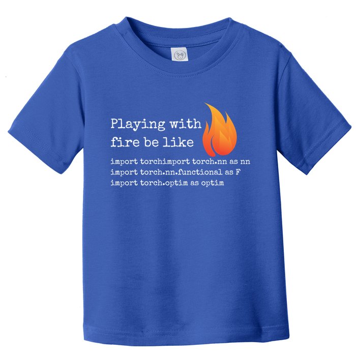 Gift For Deep Learning With Pytorch And Python Programmers Funny Gift Toddler T-Shirt
