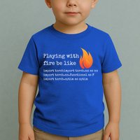 Gift For Deep Learning With Pytorch And Python Programmers Funny Gift Toddler T-Shirt