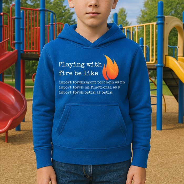 Gift For Deep Learning With Pytorch And Python Programmers Funny Gift Kids Hoodie