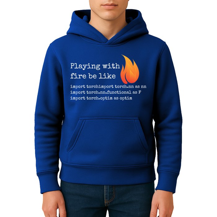 Gift For Deep Learning With Pytorch And Python Programmers Funny Gift Kids Hoodie