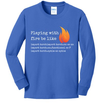 Gift For Deep Learning With Pytorch And Python Programmers Funny Gift Kids Long Sleeve Shirt