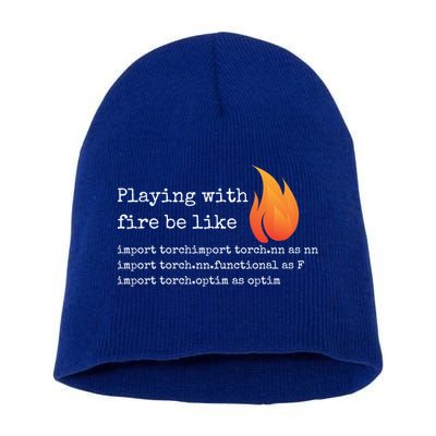 Gift For Deep Learning With Pytorch And Python Programmers Funny Gift Short Acrylic Beanie
