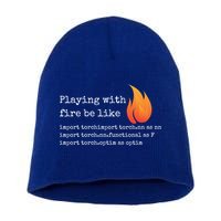 Gift For Deep Learning With Pytorch And Python Programmers Funny Gift Short Acrylic Beanie