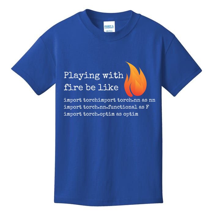 Gift For Deep Learning With Pytorch And Python Programmers Funny Gift Kids T-Shirt