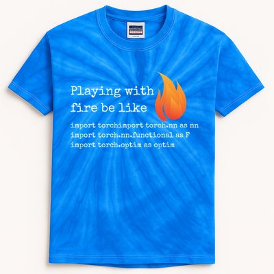 Gift For Deep Learning With Pytorch And Python Programmers Funny Gift Kids Tie-Dye T-Shirt