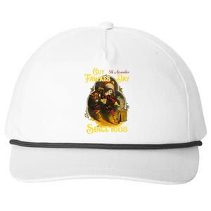 Guy Fawkes Day Bonfire Night 5th November Gunpowder Plot Snapback Five-Panel Rope Hat