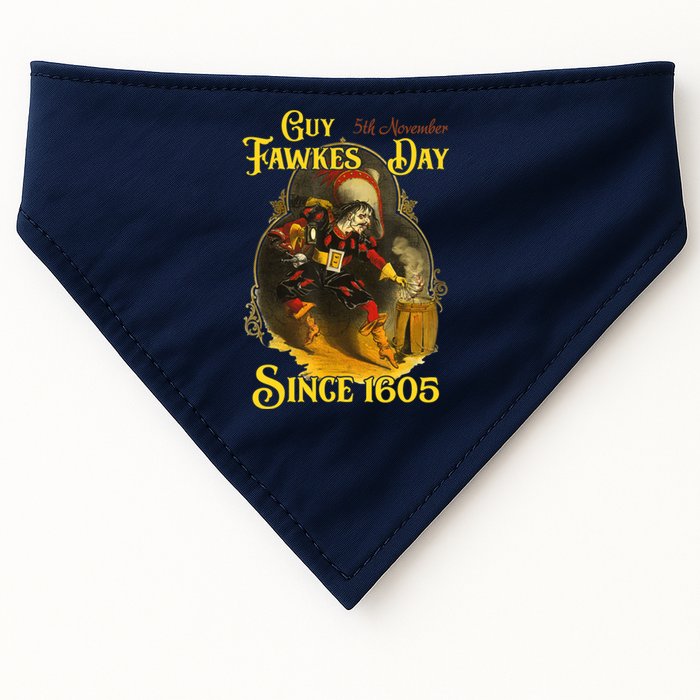 Guy Fawkes Day Bonfire Night 5th November Gunpowder Plot USA-Made Doggie Bandana