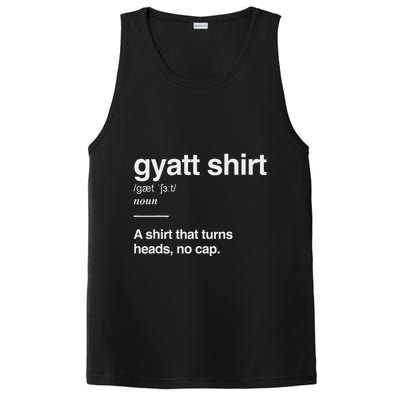 Gyatt Funny Definition Viral Meme PosiCharge Competitor Tank