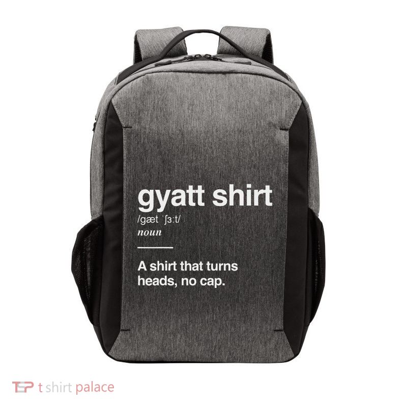 Gyatt Funny Definition Viral Meme Vector Backpack