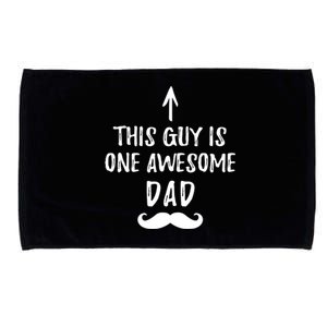 Gag for Dad from Daughter This Guy Is One Awesome Dad Microfiber Hand Towel