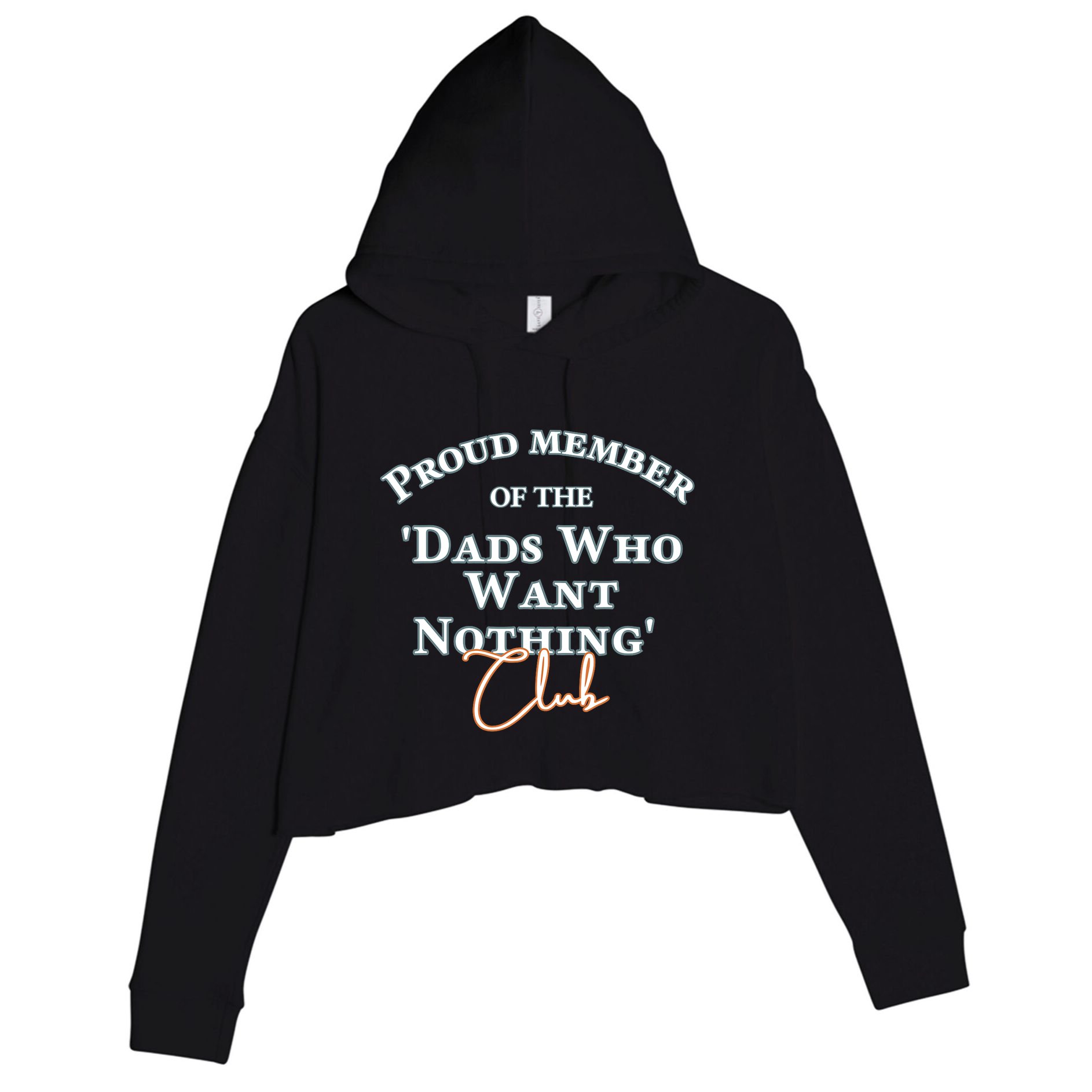Gifts For Dad Who Wants Nothing Fathers Day Funny Crop Fleece Hoodie