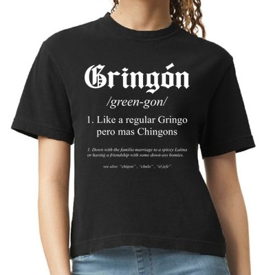Gringón Funny Definition Comfort Colors Boxy T-Shirt