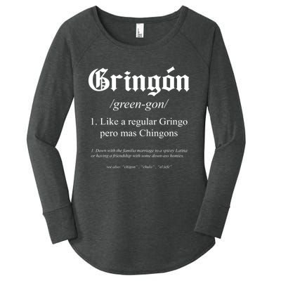 Gringón Funny Definition Women's Perfect Tri Tunic Long Sleeve Shirt