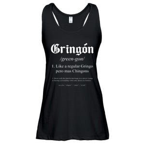 Gringón Funny Definition Ladies Essential Flowy Tank