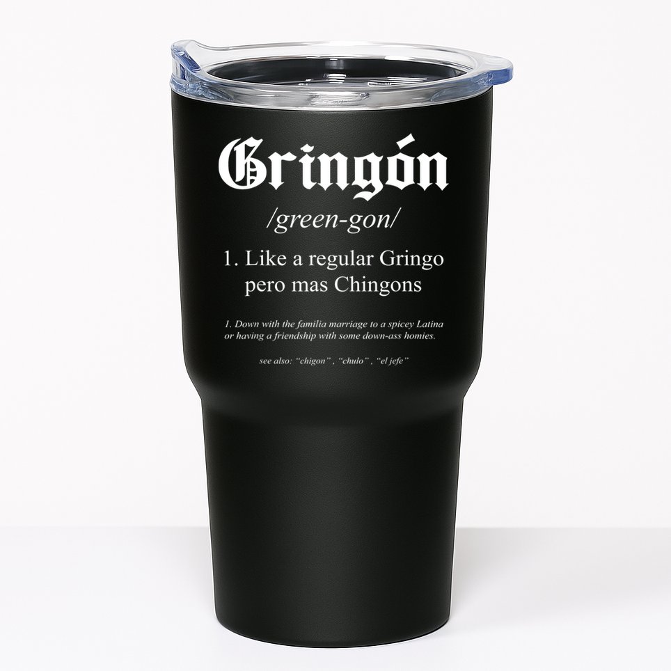 Gringón Funny Definition Tumbler