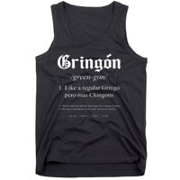 Gringón Funny Definition Tank Top