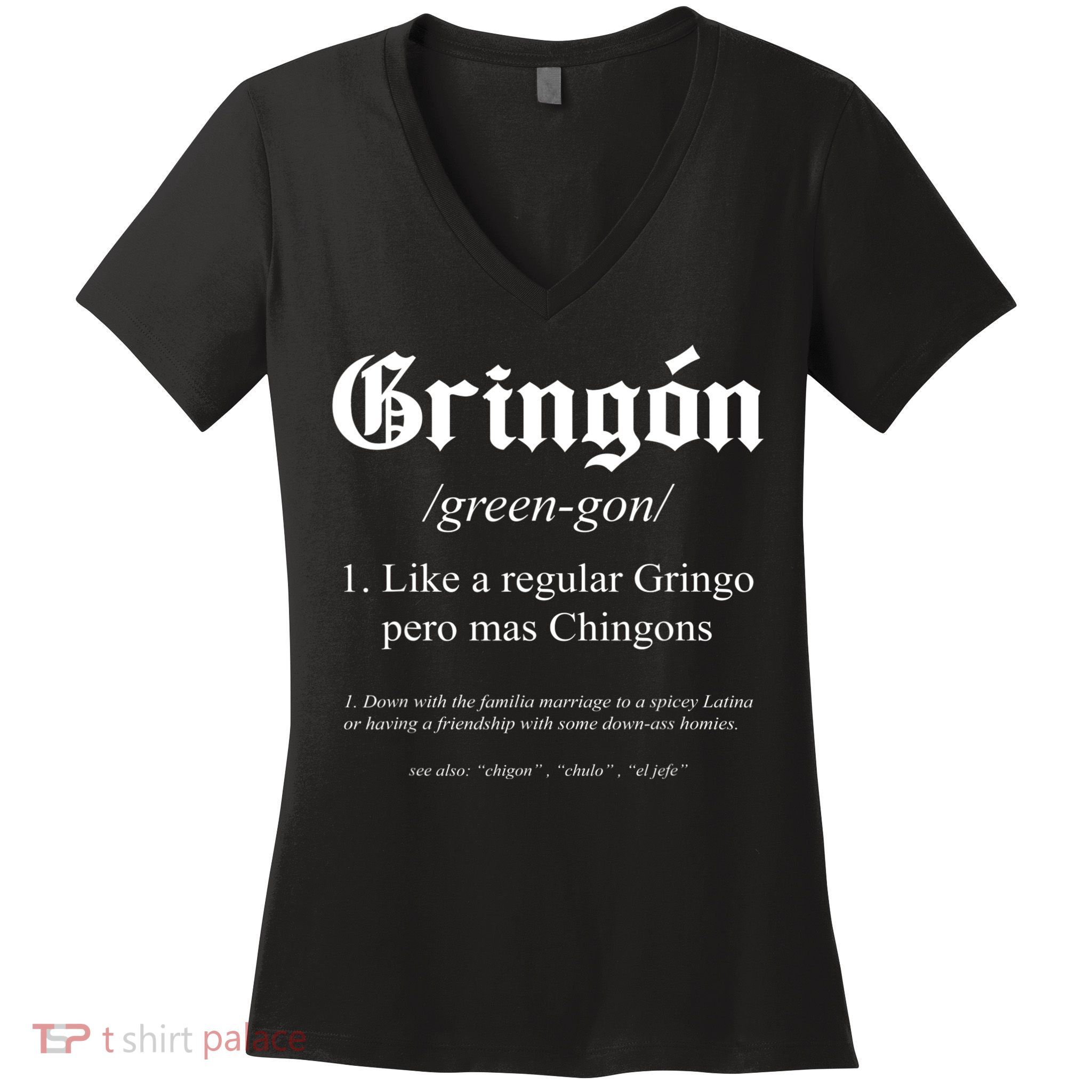 Gringón Funny Definition Women's V-Neck T-Shirt