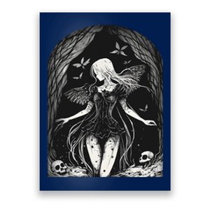 Goth Fairy Dark Witch Forest Gothic Alt Horror Aesthetic Poster