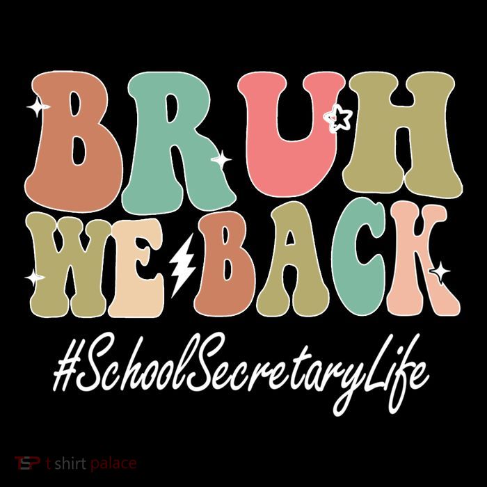 Groovy First Day Of School School Secretary Gift T-Shirt