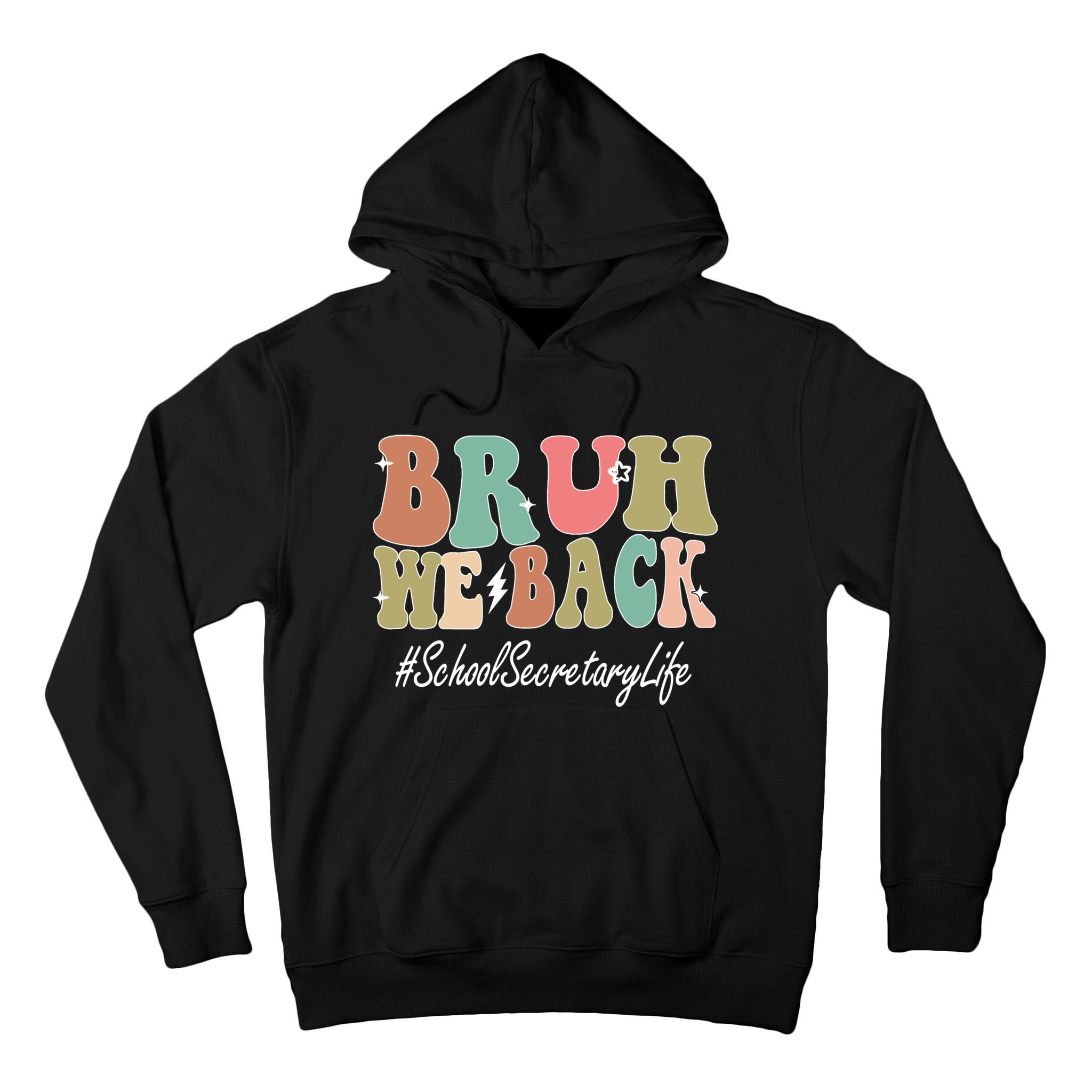 Groovy First Day Of School School Secretary Gift Tall Hoodie