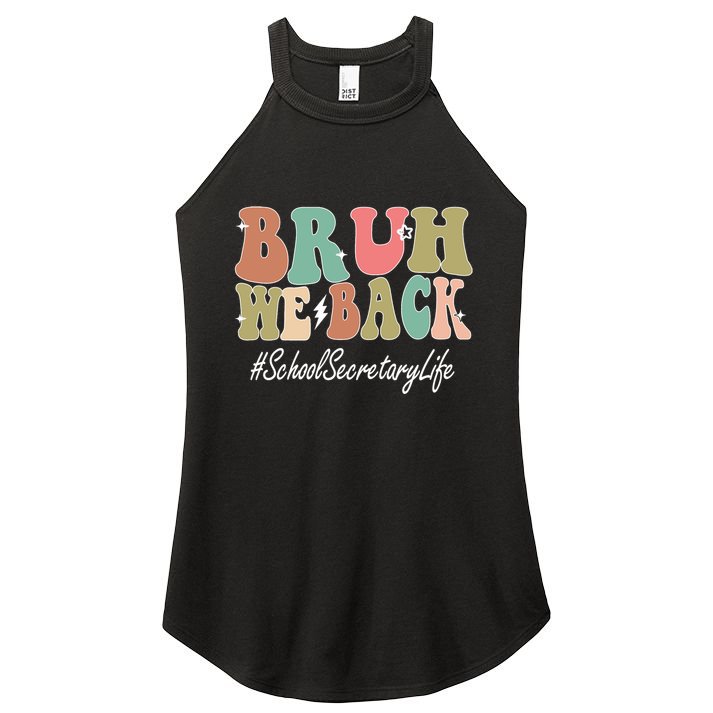 Groovy First Day Of School School Secretary Gift Women's Perfect Tri Rocker Tank