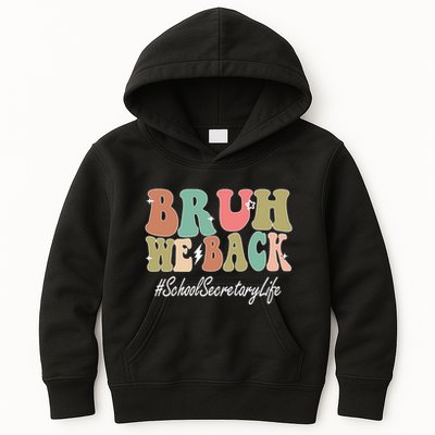 Groovy First Day Of School School Secretary Gift Kids Hoodie