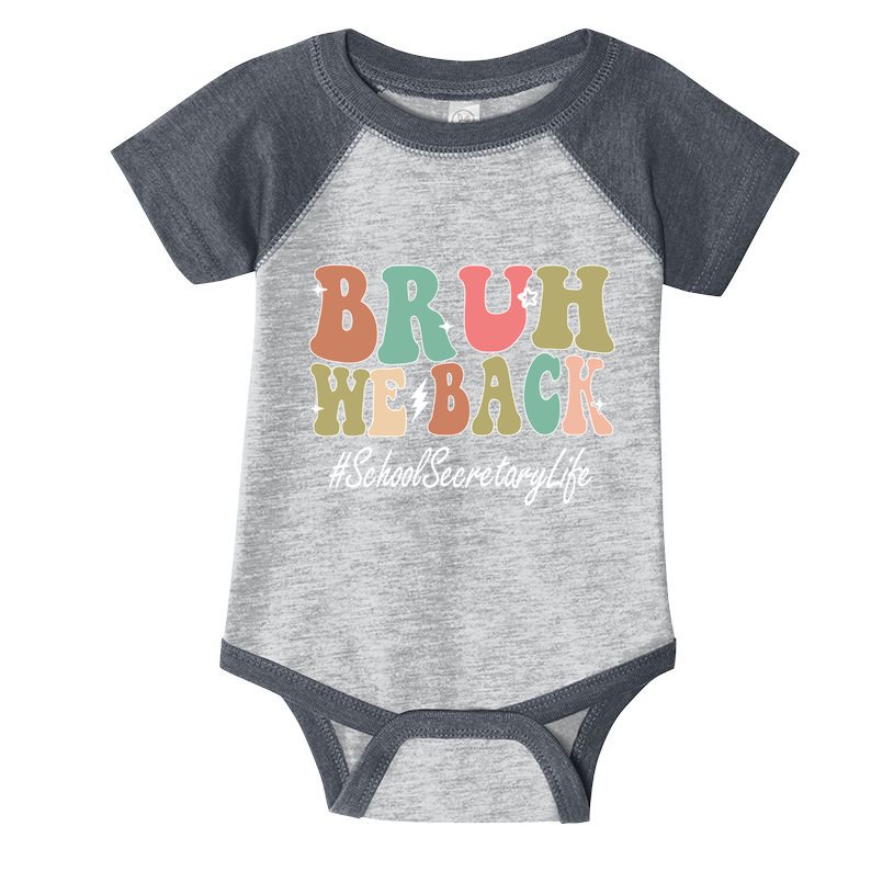 Groovy First Day Of School School Secretary Gift Infant Baby Jersey Bodysuit