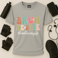 Groovy First Day Of School School Secretary Gift Cooling Performance Crew T-Shirt