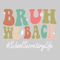 Groovy First Day Of School School Secretary Gift Cooling Performance Crew T-Shirt