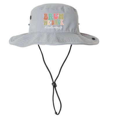Groovy First Day Of School School Secretary Gift Bucket Hat