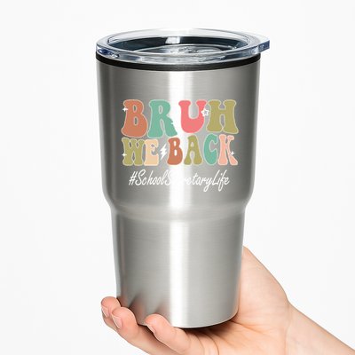 Groovy First Day Of School School Secretary Gift Tumbler