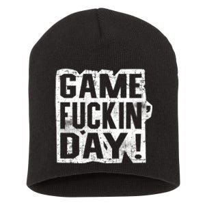 Game Fuckin Day Short Acrylic Beanie